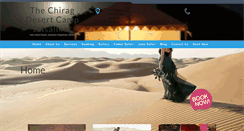 Desktop Screenshot of jaisalmerchiragdesertcamp.com